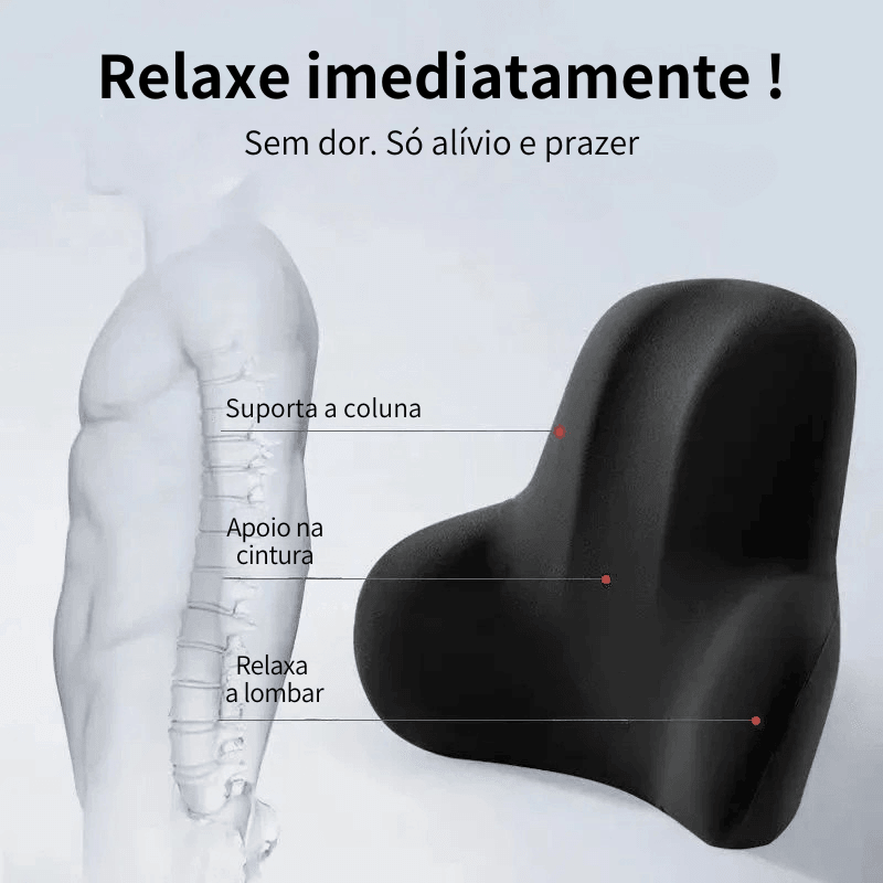 Sofisticadas almofadas Lombar e de Pescoço