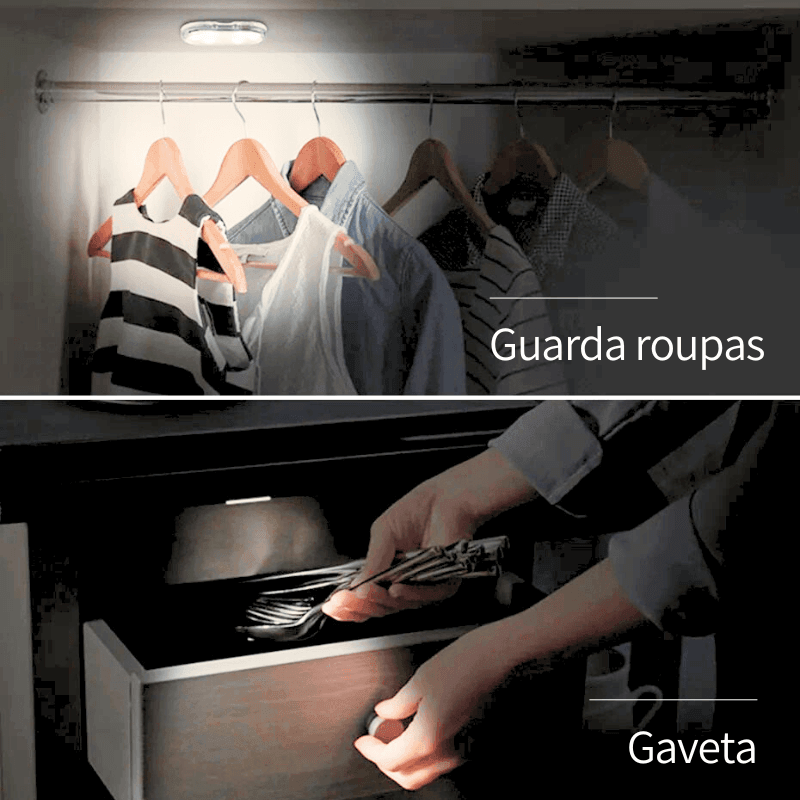 Luz LED Recarregável para Casa – Iluminação Prática e Sofisticada para Qualquer Ambiente