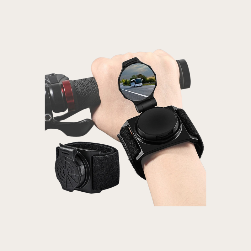 Espelho Retrovisor de Pulso – Segurança Máxima no Ciclismo 🚴‍♂️🔍