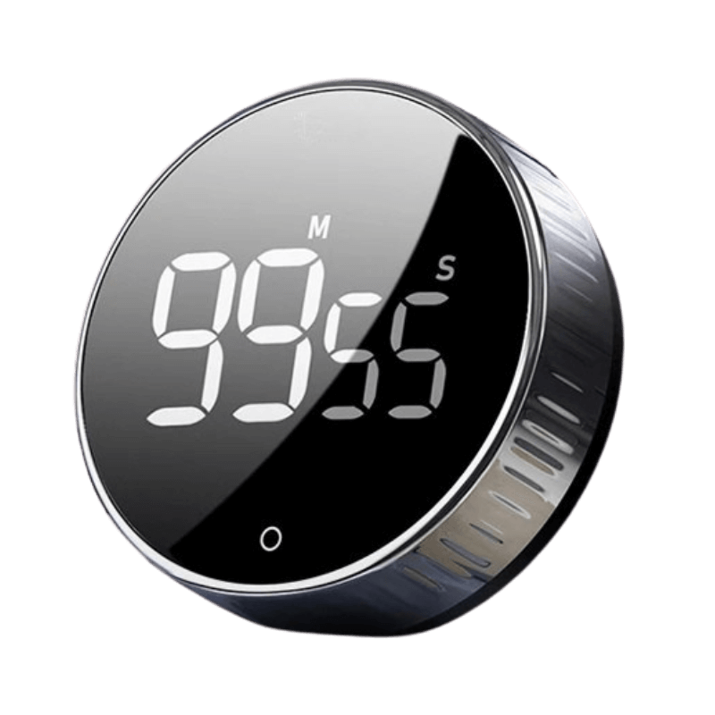 Timer Digital Magnético – Precisão e Praticidade para sua Cozinha e Estudos