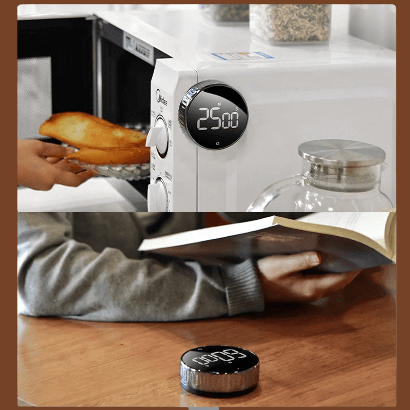 Timer Digital Magnético – Precisão e Praticidade para sua Cozinha e Estudos