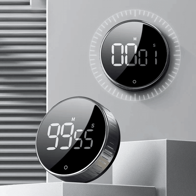 Timer Digital Magnético – Precisão e Praticidade para sua Cozinha e Estudos