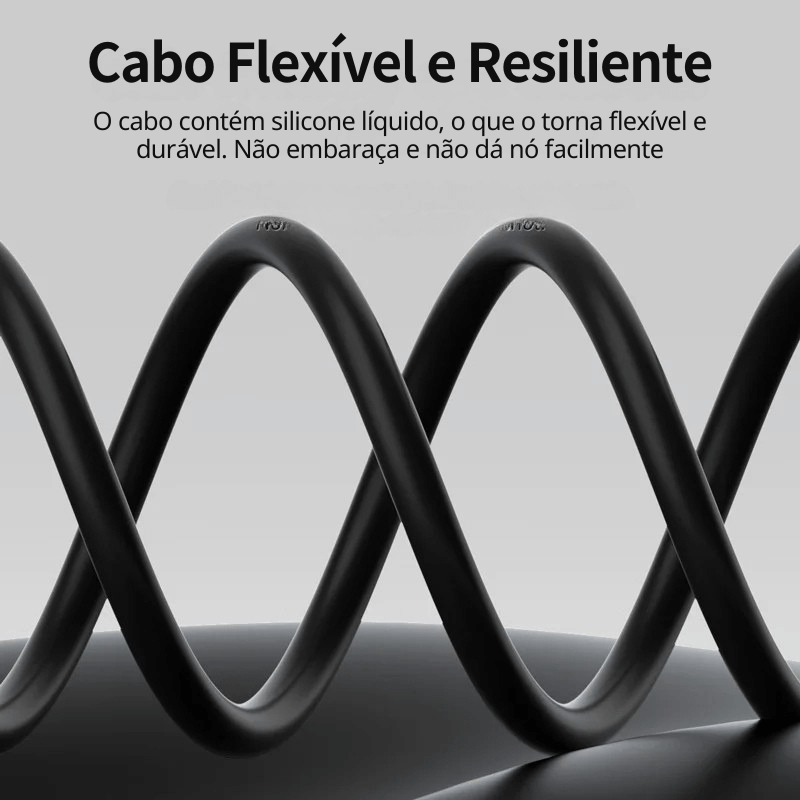 Cabo USB-C com Display LED
