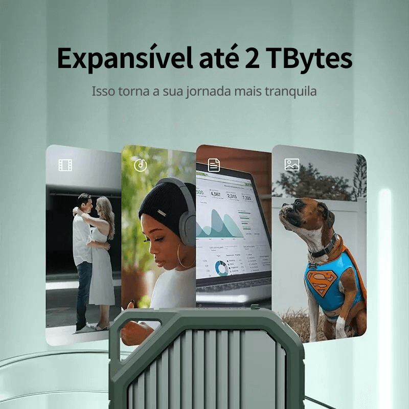 Gabinete mini HD 2230 M.2 – Design Inovador