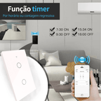 Interruptor duplo Wi-Fi  – Controle Inteligente para sua Casa