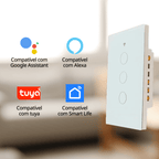Interruptor triplo Wi-Fi – Controle Inteligente para sua Casa