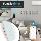 Interruptor triplo Wi-Fi – Controle Inteligente para sua Casa
