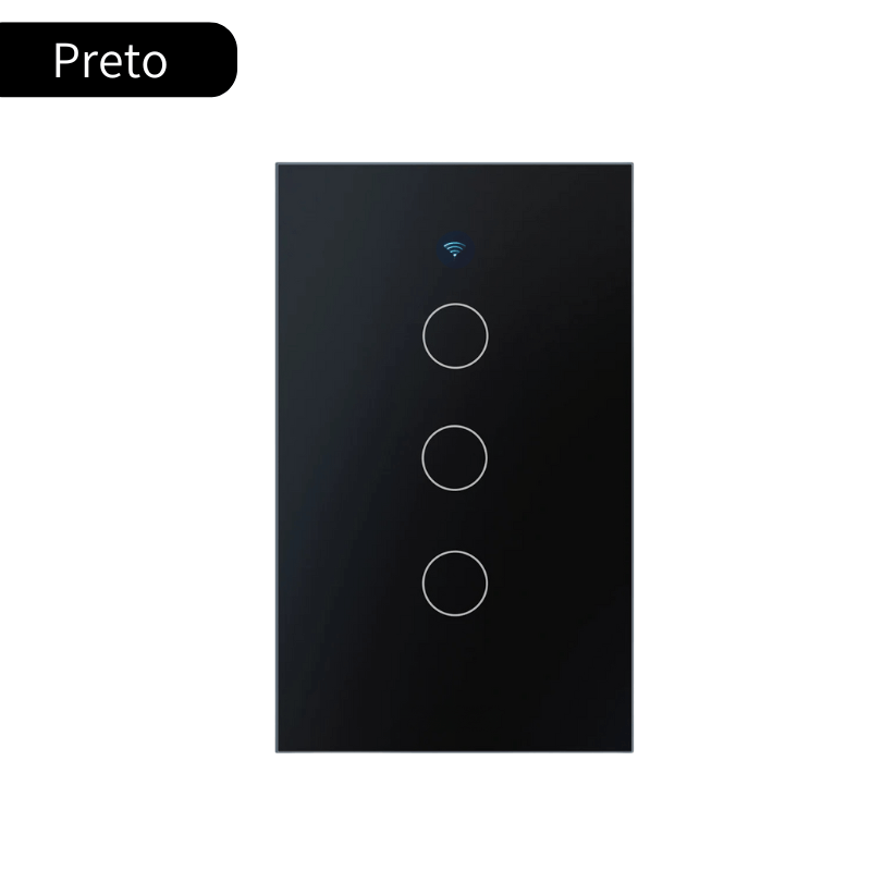 Interruptor triplo Wi-Fi – Controle Inteligente para sua Casa