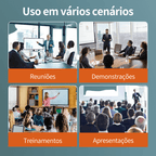 Apresentador Sem Fio com Laser Pointer e Display Digital – Design Inovador