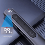 Apresentador Sem Fio com Laser Pointer e Display Digital – Design Inovador