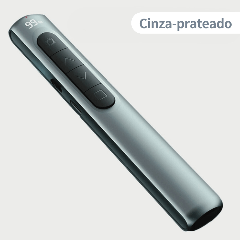 Apresentador Sem Fio com Laser Pointer e Display Digital – Design Inovador
