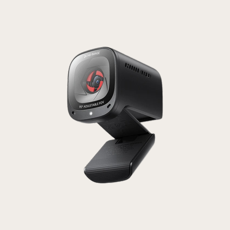 Webcam resolução 2K stereo - sensor de iluminação - Altíssima qualidade
