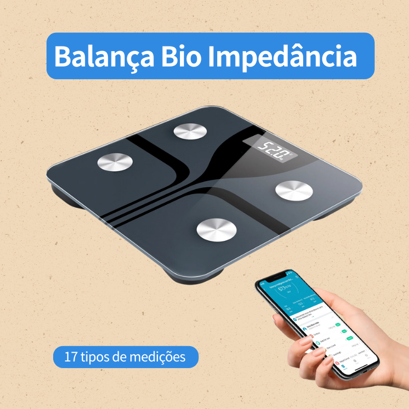 Balança bio impedância - 17 medições