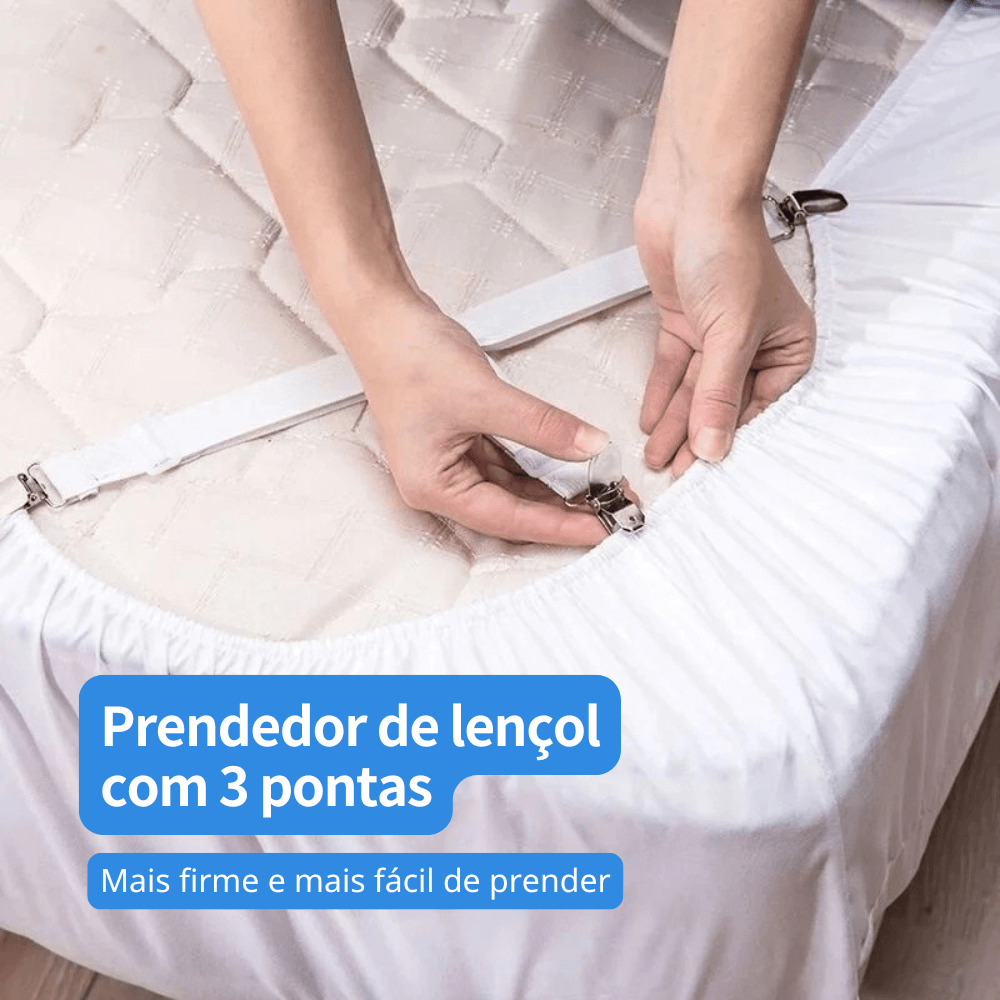 Prendedor de lençol com 3 pontas - mais rápido e melhor