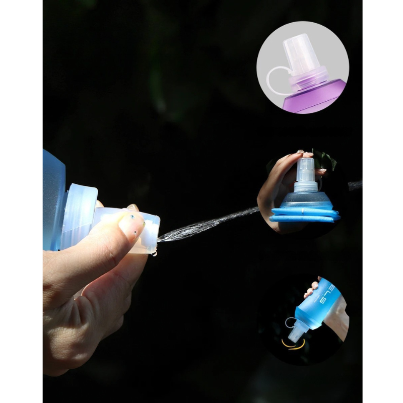 Garrafa de hidratação dobrável - Profissional, sem BPA e PVC