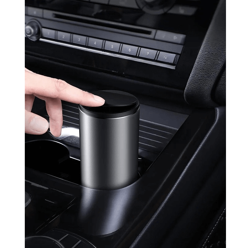 Lixeira Automotiva metálica com saco descartável