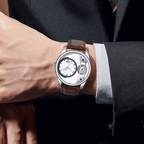 GEAR FACE - Relógio estilo skeleton com duas pulseiras