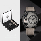 GEAR FACE - Relógio estilo skeleton com duas pulseiras