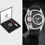 GEAR FACE - Relógio estilo skeleton com duas pulseiras