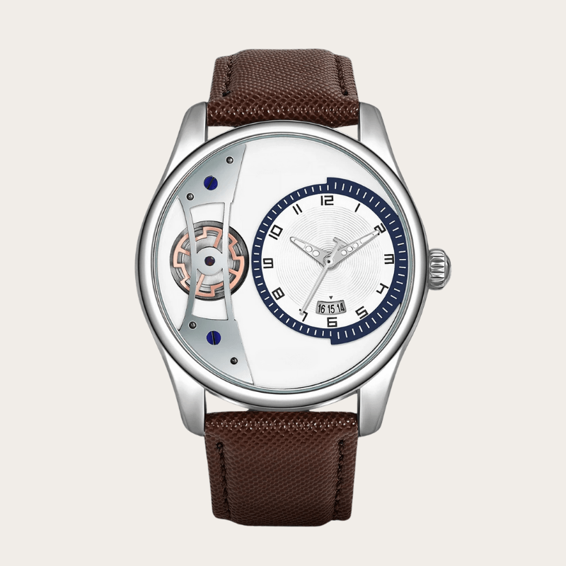 GEAR FACE - Relógio estilo skeleton com duas pulseiras