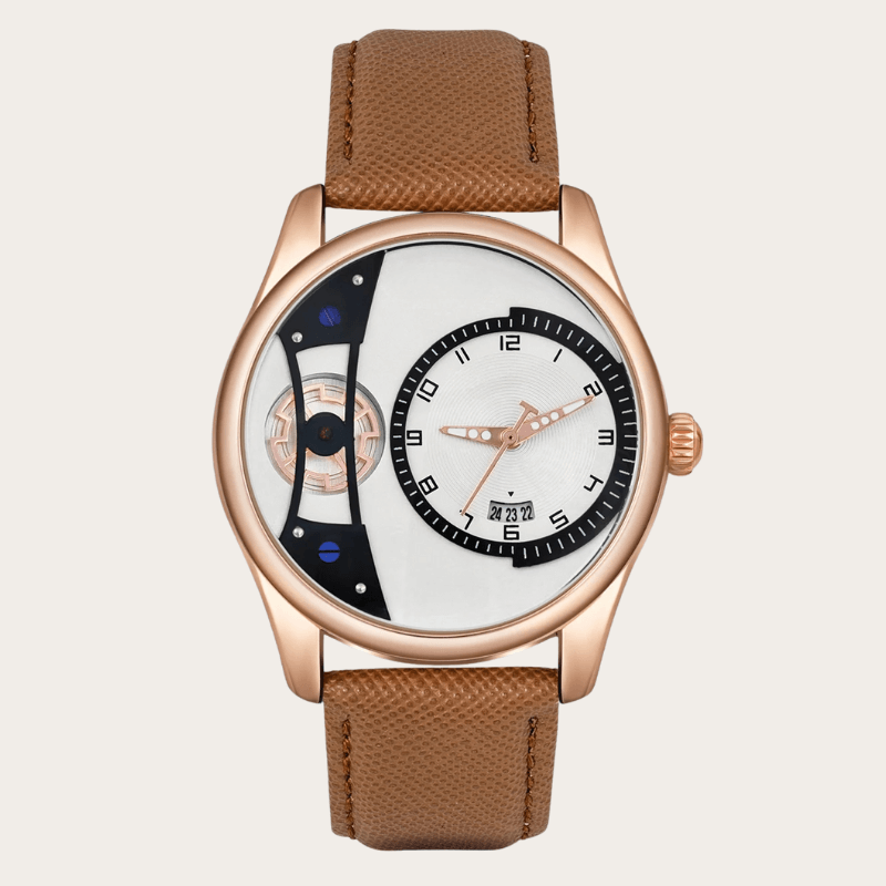 GEAR FACE - Relógio estilo skeleton com duas pulseiras