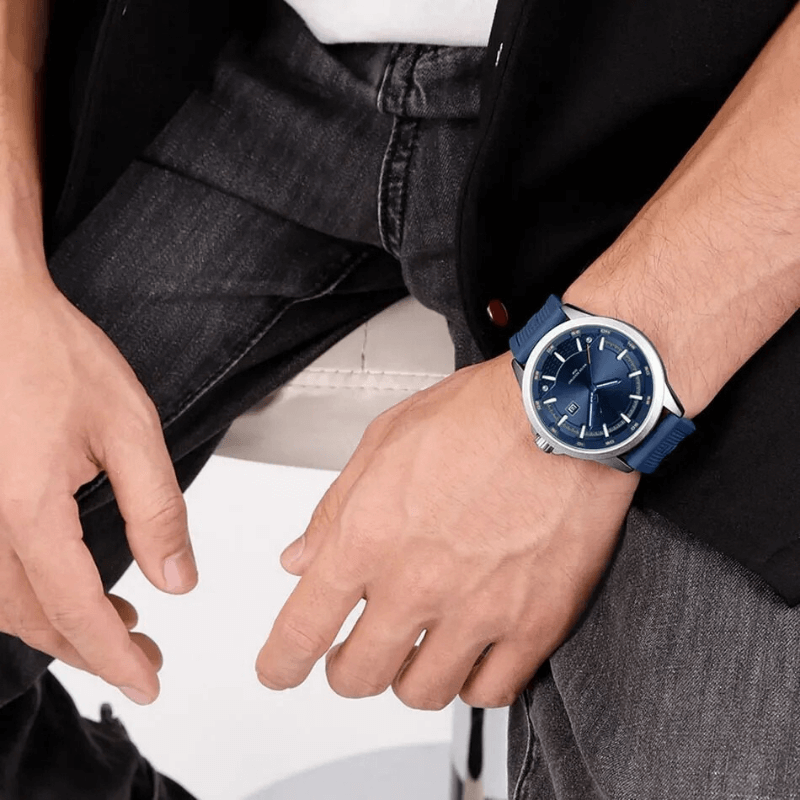 OCEAN EDGE - Relógio resistente a água com pulseira de silicone