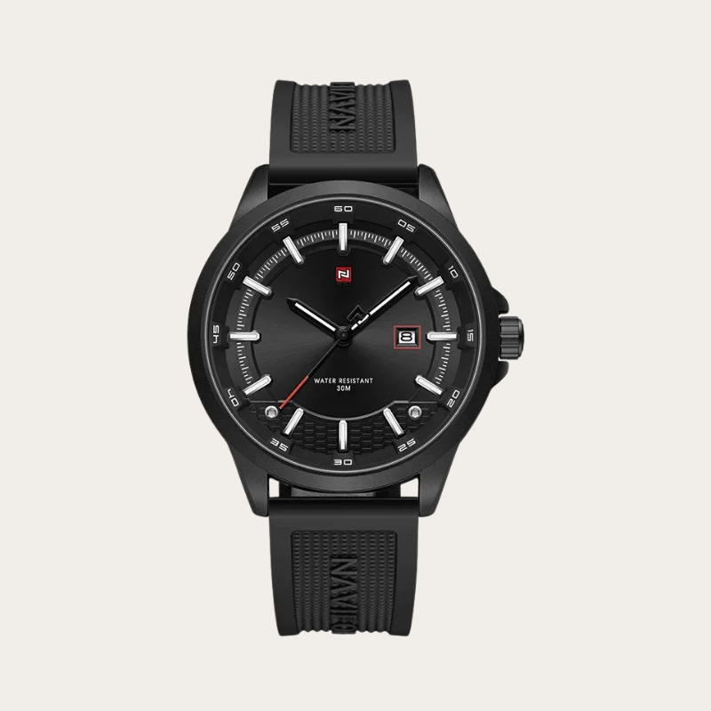 OCEAN EDGE - Relógio resistente a água com pulseira de silicone
