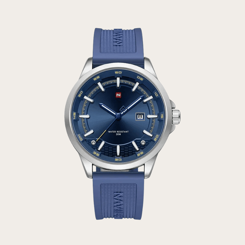 OCEAN EDGE - Relógio resistente a água com pulseira de silicone