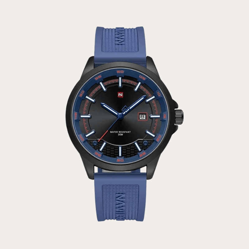 OCEAN EDGE - Relógio resistente a água com pulseira de silicone
