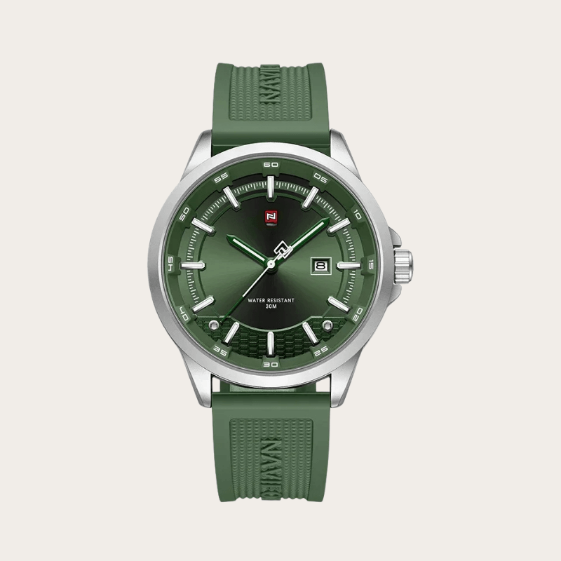 OCEAN EDGE - Relógio resistente a água com pulseira de silicone