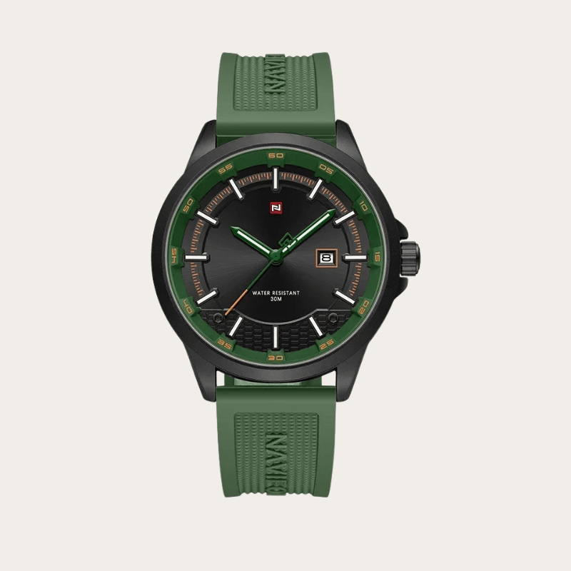 OCEAN EDGE - Relógio resistente a água com pulseira de silicone