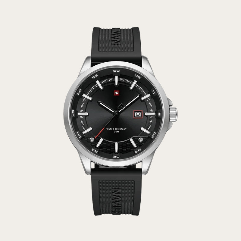 OCEAN EDGE - Relógio resistente a água com pulseira de silicone