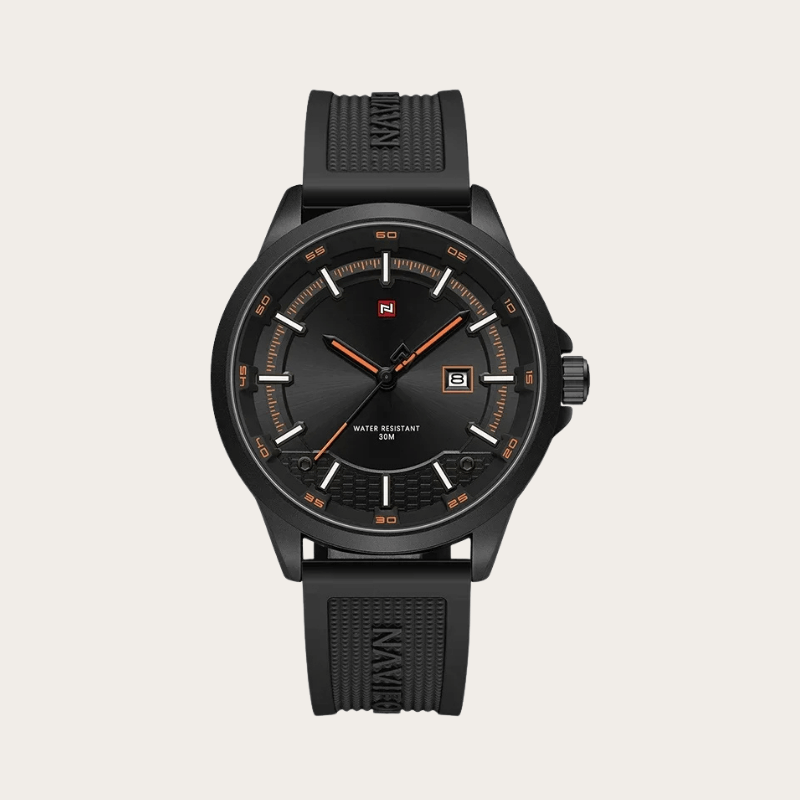 OCEAN EDGE - Relógio resistente a água com pulseira de silicone