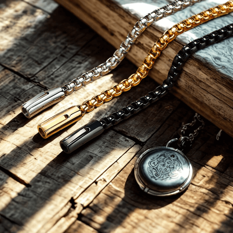 FROSTWRAP – Pulseira aço inox estilo metal oxidado
