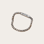 FROSTWRAP – Pulseira aço inox estilo metal oxidado