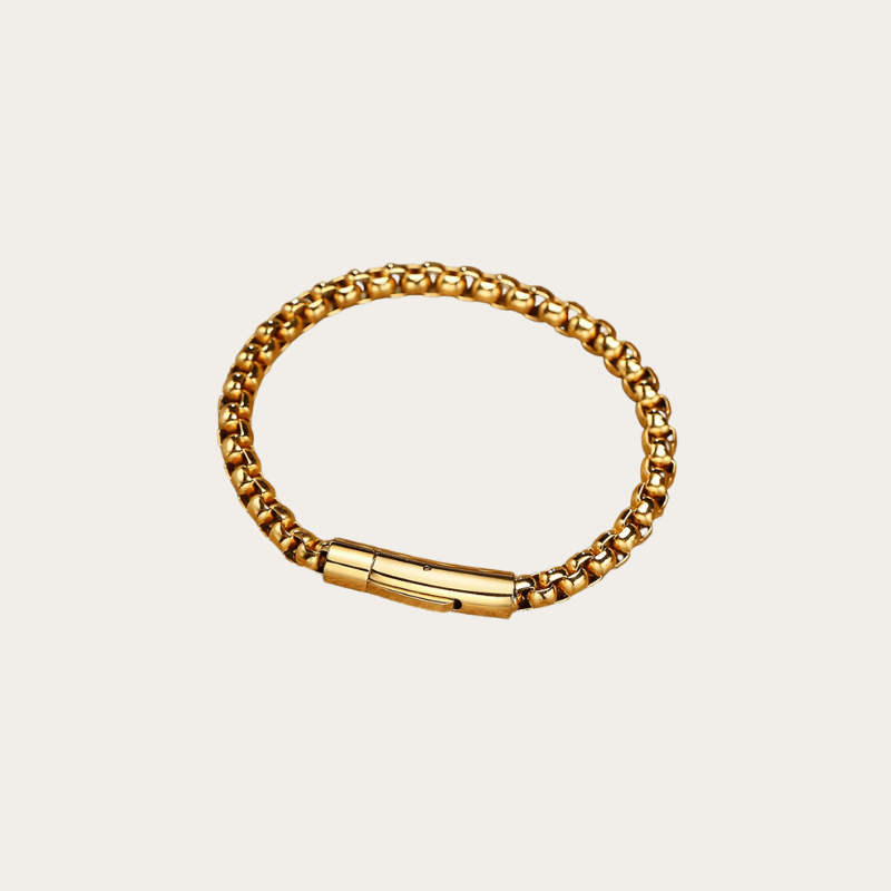 FROSTWRAP – Pulseira aço inox estilo metal oxidado