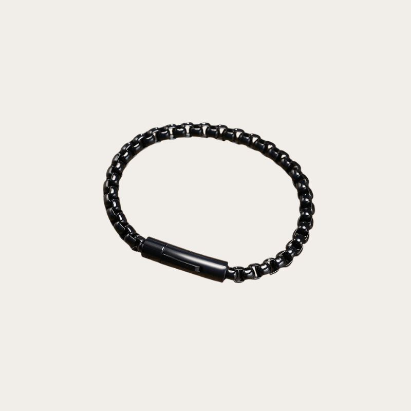 FROSTWRAP – Pulseira aço inox estilo metal oxidado