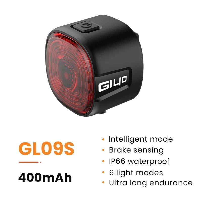 Lanterna bike traseira - sensor de freio inteligente