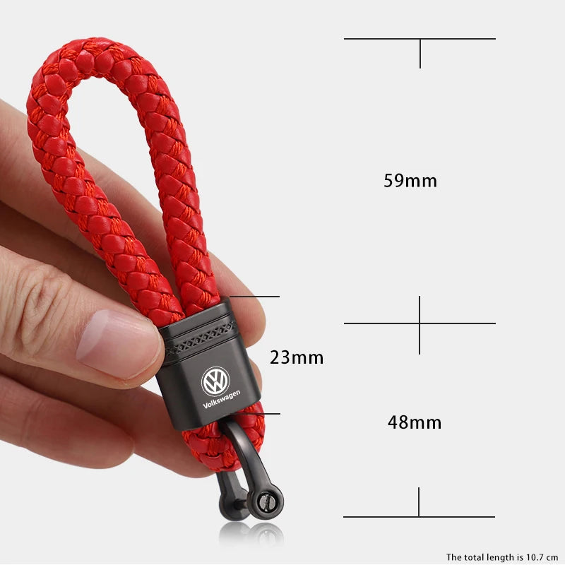 Chaveiro elegante com marca Volkswagen