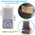 Mini balança digital de bolso - até 500g