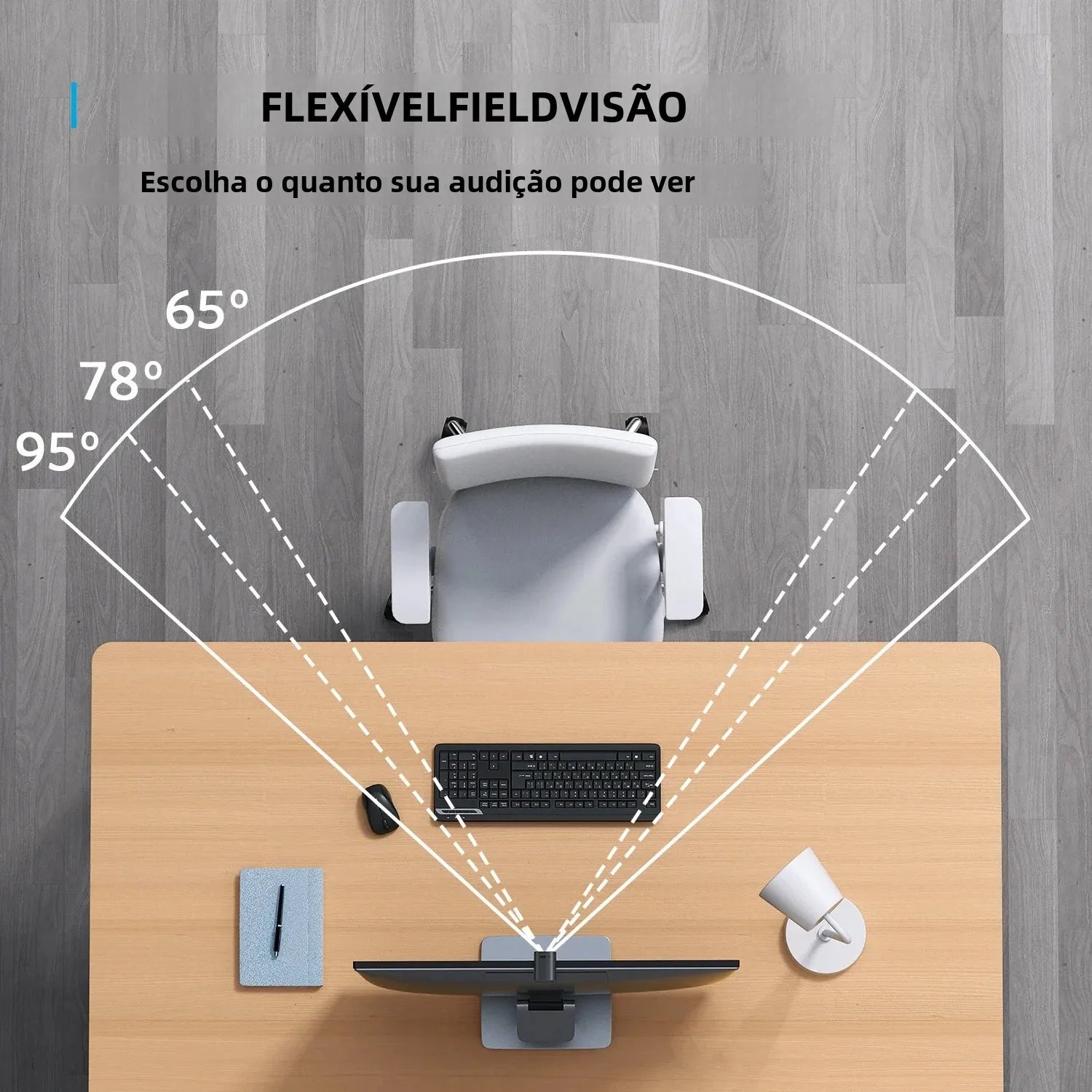 Webcam resolução 2K stereo - sensor de iluminação - Altíssima qualidade