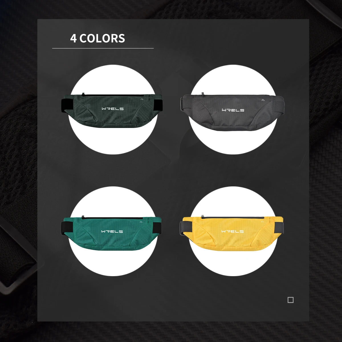 Running belt 2 compartimentos - fina e forte