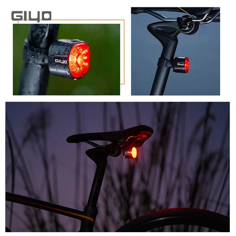 Lanterna bike traseira - sensor de freio inteligente