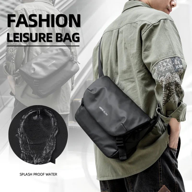 Crossbody Bag Impermeável 2 tamanhos - design contemporâneo