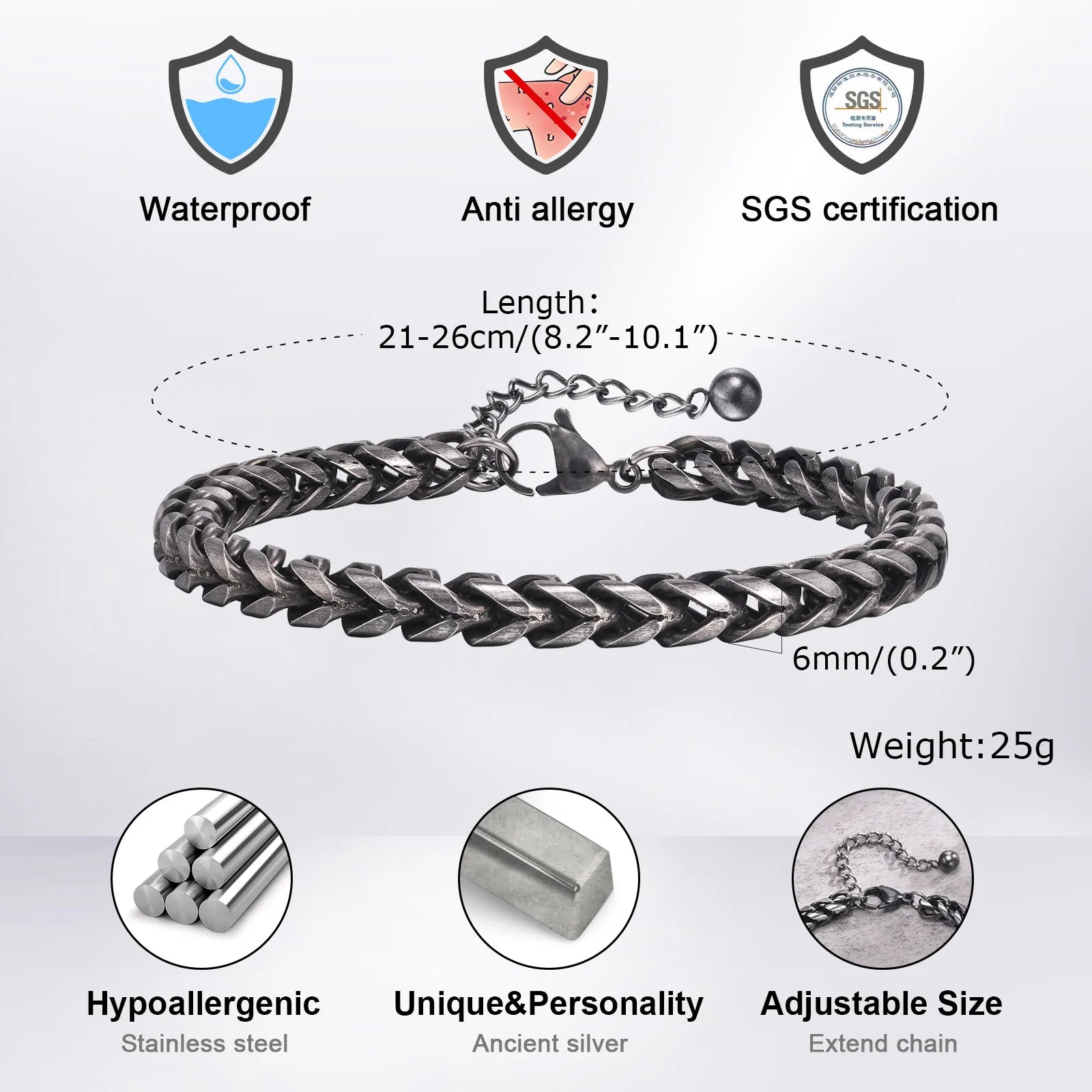 Pulseiras Bizantinas BOLDY – clássicas e sofisticadas