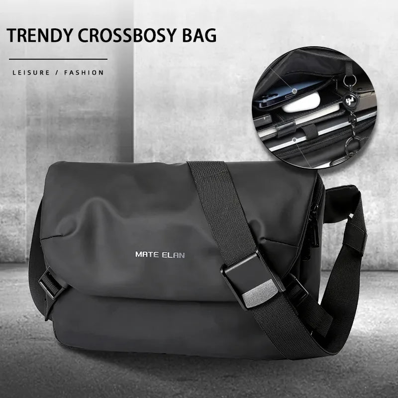 Crossbody Bag Impermeável 2 tamanhos - design contemporâneo
