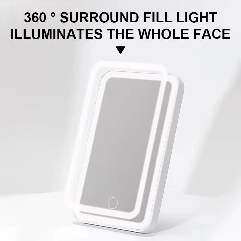 Espelho de Maquiagem iluminado, para Para-Sol