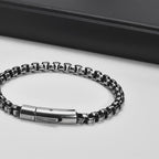FROSTWRAP – Pulseira aço inox estilo metal oxidado